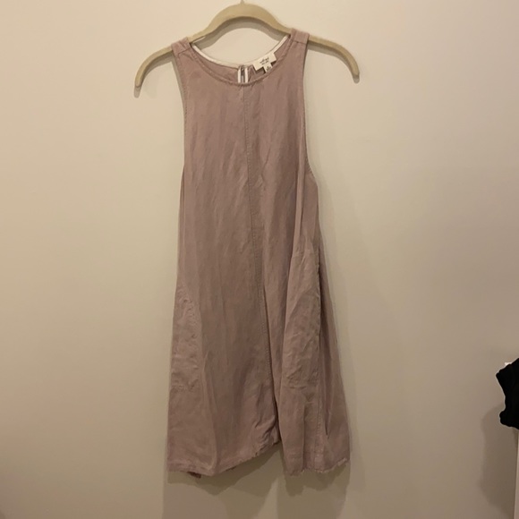 Wilfred Trompette linen dress in light purple - Picture 2 of 4